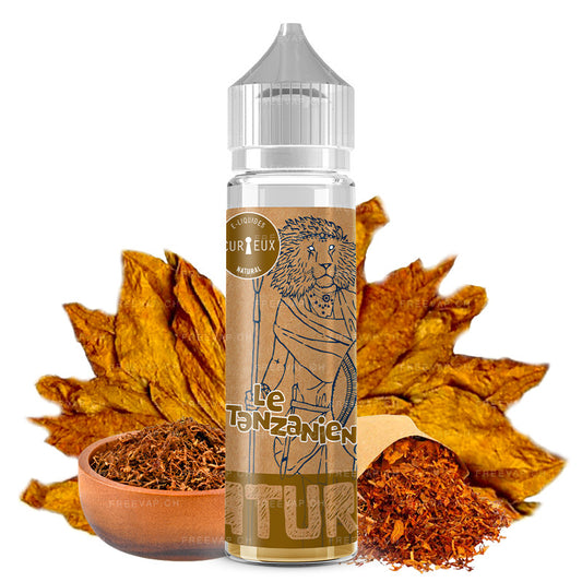 E-Liquide Natural Le Tanzanien - Shortfill Format - Edition Natural by Curieux | 50ml | 50/50