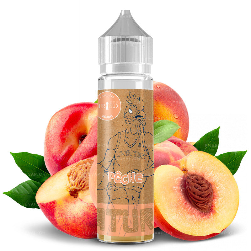 E-Liquid Natural Peach - Shortfill Format - Edition Natural by Curieux | 50ml | 50/50