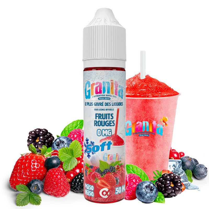 E-Liquid Red Fruits - Granita Soft by Alfaliquid | 10ml, 50 ml "Shortfill 60 ml" | 50/50