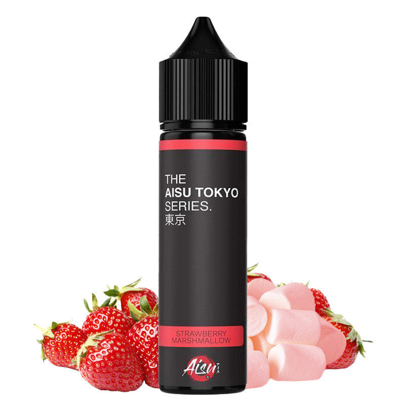 E-Liquide Strawberry Marshmallow - Aisu Tokyo Series by Zap! Juice (Guimauve à la fraise) | 50 ml | 70/30