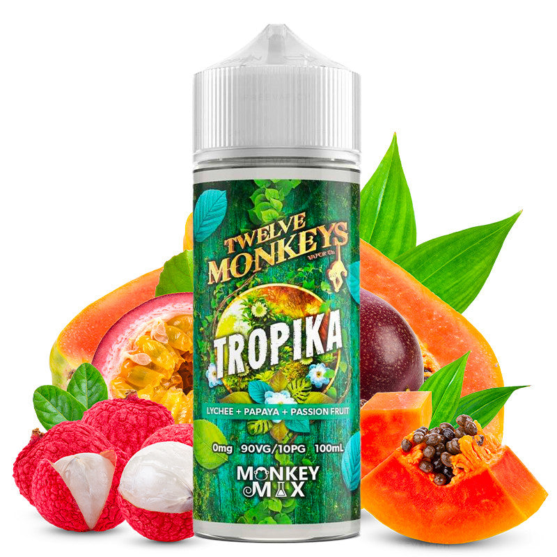 E-Liquid Tropika - Twelve Monkeys | 100 ml "Shortfill 120 ml" | 90/10