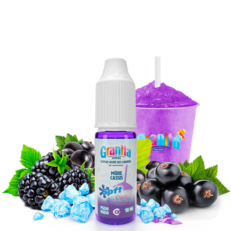 E-Liquid Blackberry Blackcurrant - Granita Soft by Alfaliquid | 10ml, 50 ml "Shortfill 60 ml" | 50/50