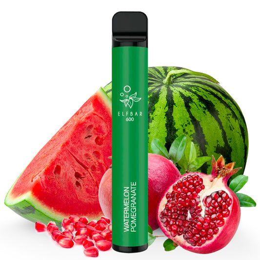 Elf Bar 600 - Watermelon Pomegranate 20mg - Einweg Disposable