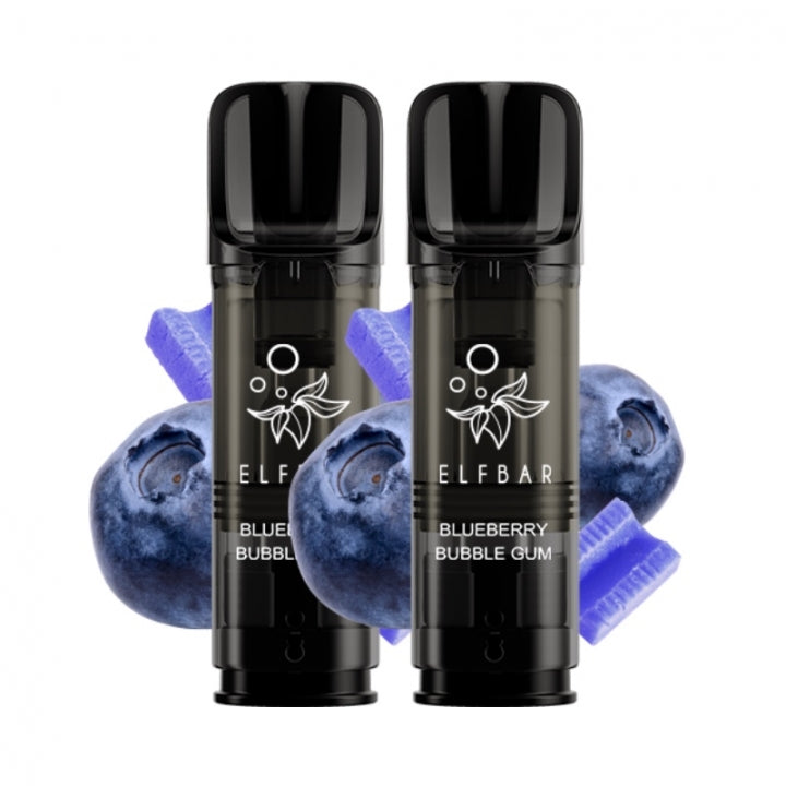 Elf Bar Elfa Pro - Blueberry BG (Bubble Gum) - Prefilled Cartucce di ricambio