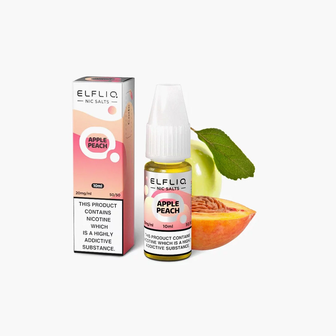 Elf Bar - ElfLiq Apple Peach E-Liquide | 50/50 (Pomme & Pêche)
