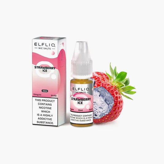 Elf Bar - ElfLiq Strawberry ICE E-Liquide | 50/50 (Glace à la fraise)