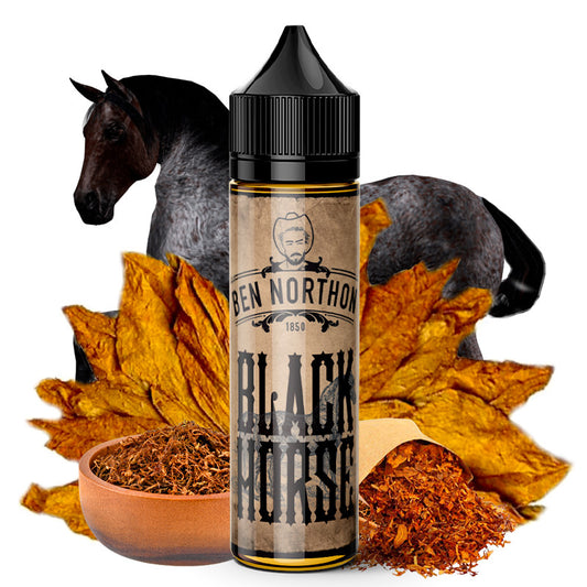 E-Liquid Black Horse - Shortfill Format - Ben Northon | 50ml | 50/50