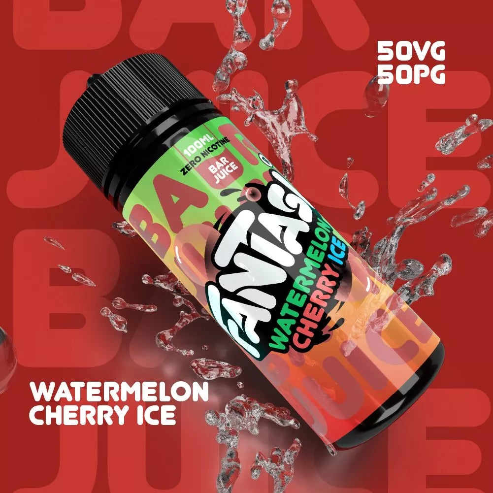 Watermelon Cherry Ice 50/50 E-Liquid | Fantasi Bar Juice
