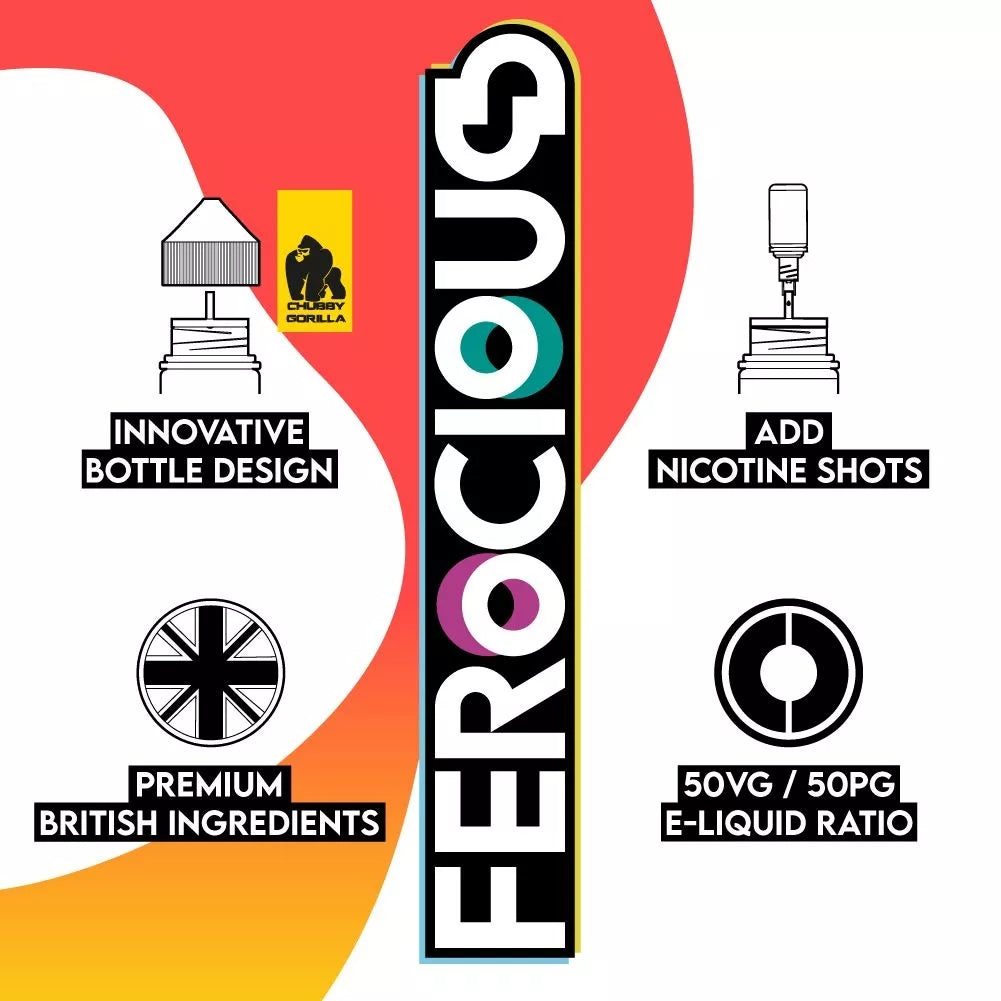 Peach Gummy 50/50 | Ferocious E-Liquid Bar Juice