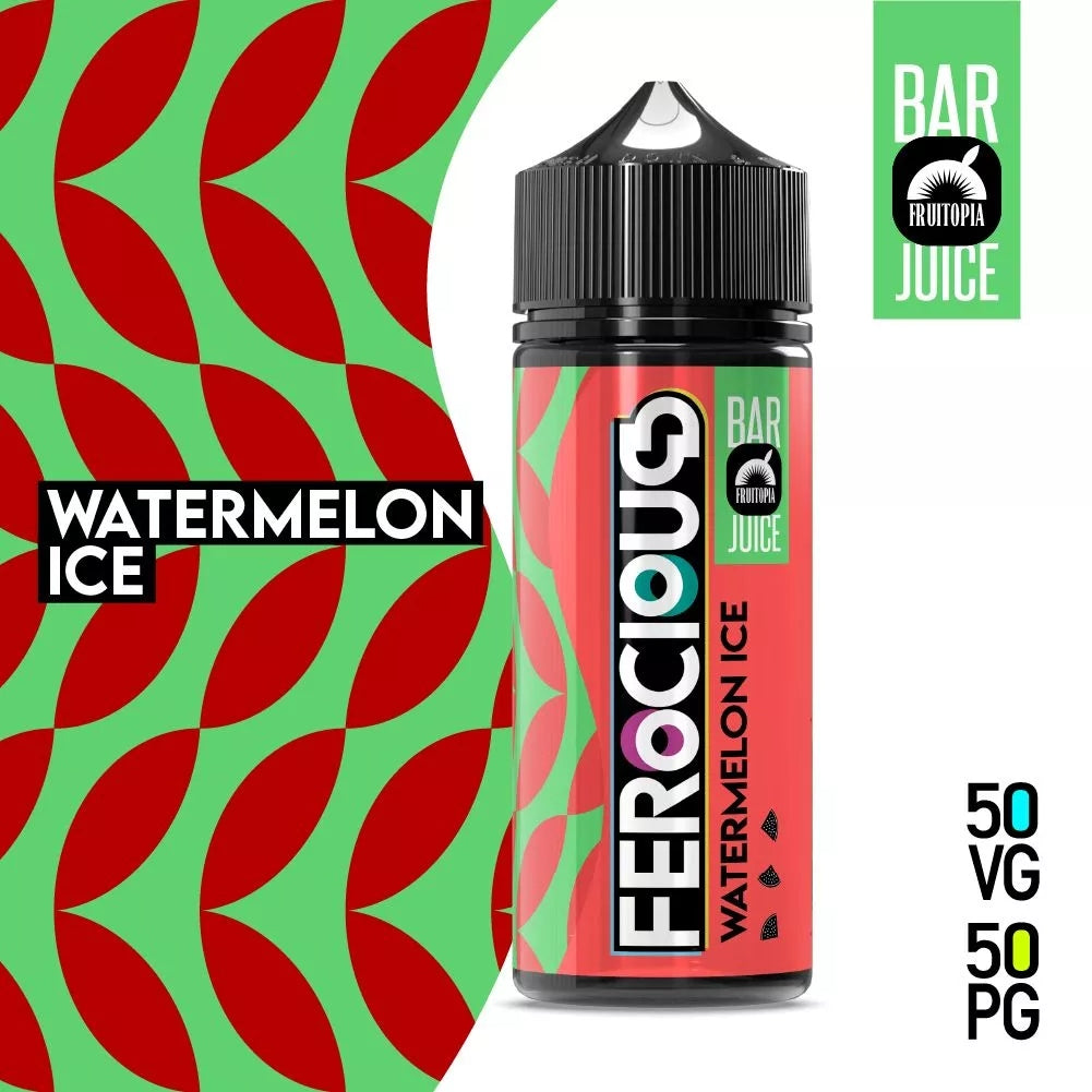 Watermelon Ice 50/50 | Ferocious E-Liquid Bar Juice