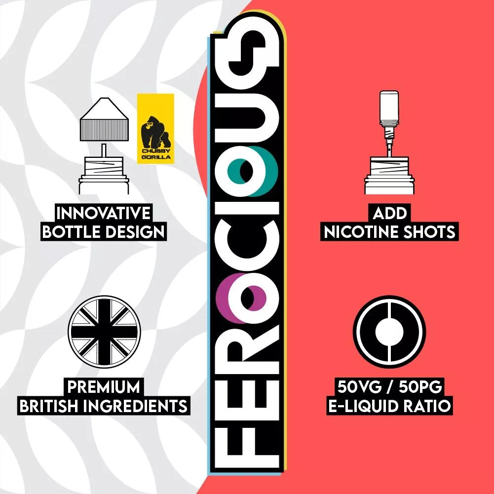 Watermelon Ice 50/50 | Ferocious E-Liquid Bar Juice