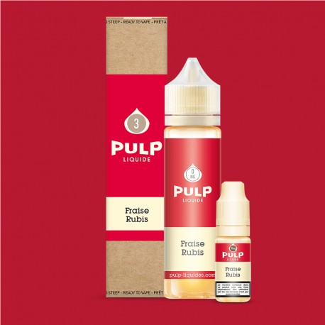 E-Liquid Fraise Rubis - Pulp | 10 ml, 60 ml mit Nikotin | 30/70