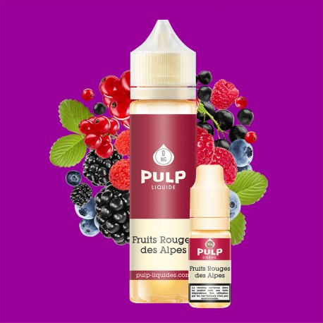 E-Liquid Fruits Rouges des Alpes - Pulp | 60 ml with nicotine | 30/70