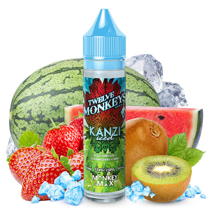 E-Liquide Kanzi Iced - Shortfill format - IceAge Collection by Twelve Monkeys | 50ml | 75/25