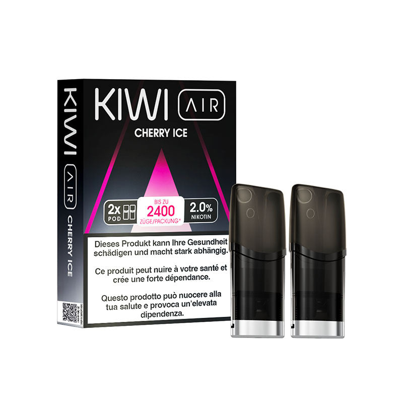 Kartuschen Kiwi Air - Cherry Ice - Kiwi Vapor | 2er Pack