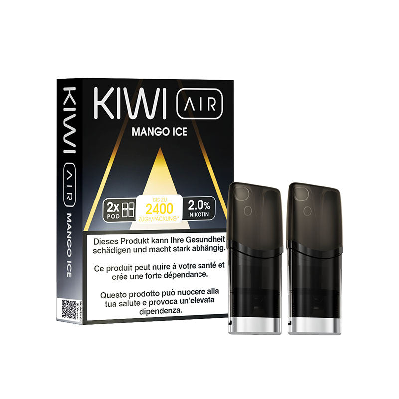 Kartuschen Kiwi Air - Mango Ice - Kiwi Vapor | 2er Pack