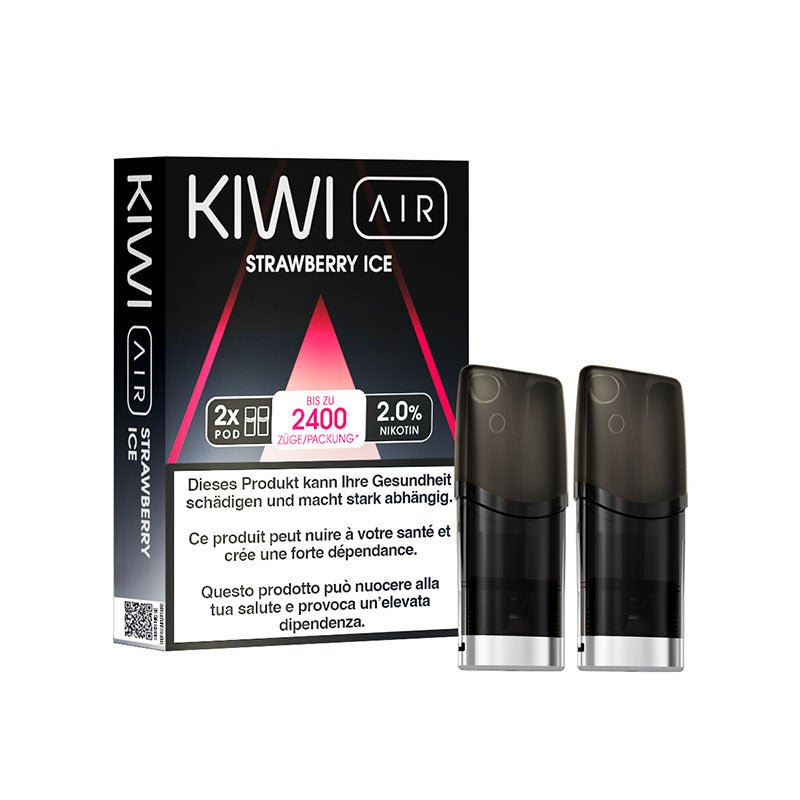 Cartucce Kiwi Air - Strawberry Ice - Kiwi Vapor | Confezione x2