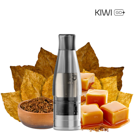 Cartucce Kiwi GO PLUS - Tabacco Caramello - Kiwi Vapor | Confezione x2