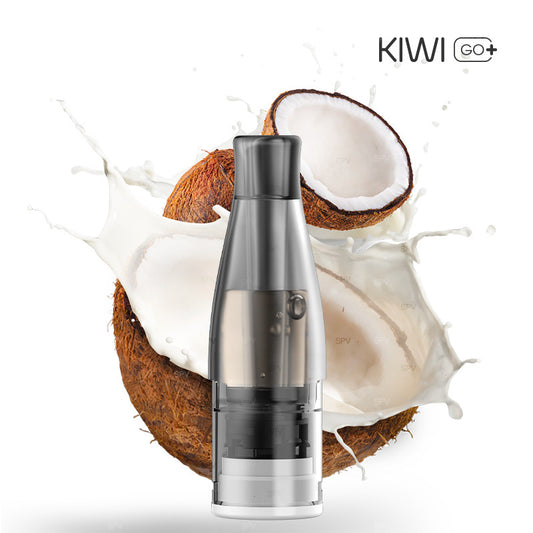 Cartucce Kiwi GO PLUS - Latte di cocco - Kiwi Vapor | Confezione x2