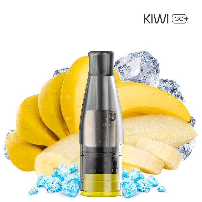 Cartouches Kiwi GO PLUS - Banana Ice - Kiwi Vapor | Pack x2