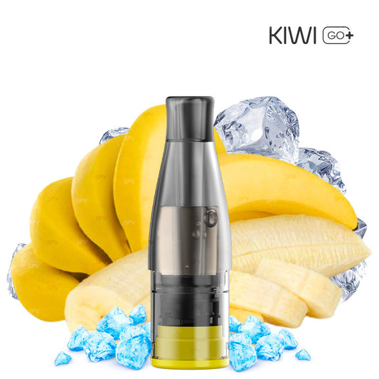 Pod-Kartuschen Kiwi GO PLUS - Banana Ice - Kiwi Vapor | 2er Pack