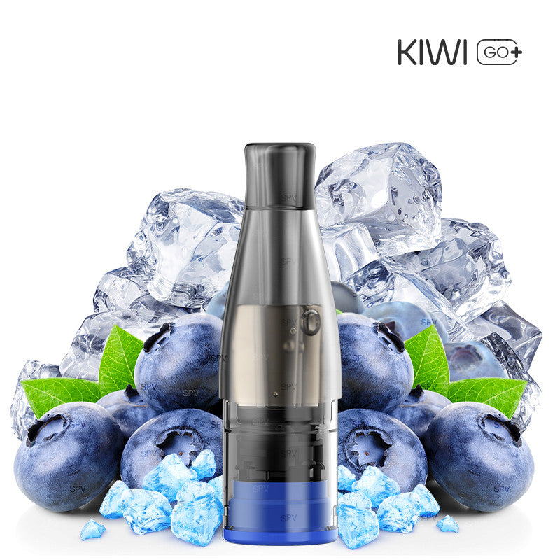 Kiwi GO PLUS cartridges - Blueberry Ice - Kiwi Vapor | Pack x2