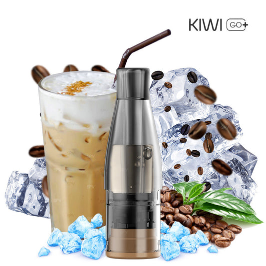 Cartucce Kiwi GO PLUS - Latte Ice - Kiwi Vapor | Confezione x2