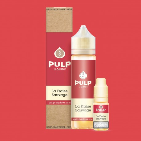 E-Liquid Walderdbeere - Pulp | 10 ml, 60 ml mit Nikotin | 30/70