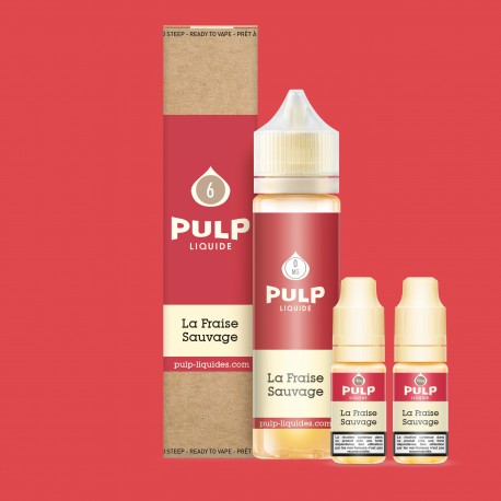 E-Liquide La Fraise Sauvage - Pulp | 10 ml, 60 ml avec nicotine | 30/70