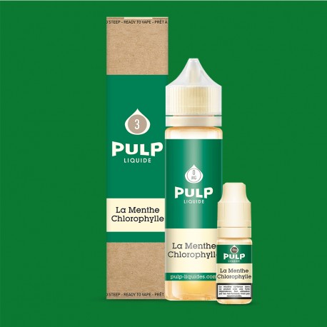 E-Liquide La Menthe Chlorophylle - Pulp | 60 ml avec nicotine | 30/70