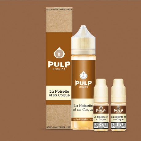 E-Liquid La Noisette et sa Coque - Pulp | 60 ml with nicotine | 30/70