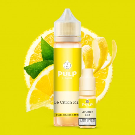 E-Liquide Le Citron Fizz - Pulp | 60 ml avec nicotine | 30/70
