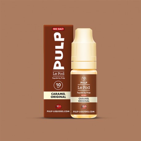 E-Liquido Caramel Orgininal - Sali di nicotina - Le POD by Pulp | 10 ml | 50/50