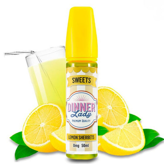 Dinner Lady Sweets Lemon Sherbets | 50ml | 70/30 Liquido (Limone)