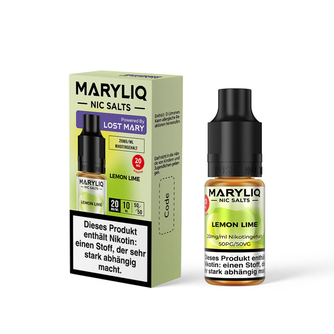 Lost Mary Maryliq Lemon Lime E-Liquid | 50/50