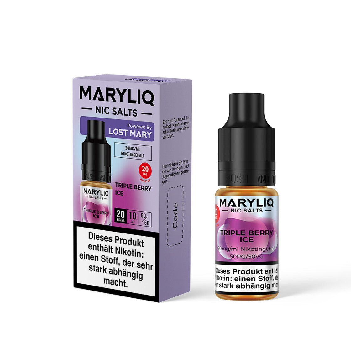 Lost Mary Maryliq Triple Berry Ice Liquido | 50/50