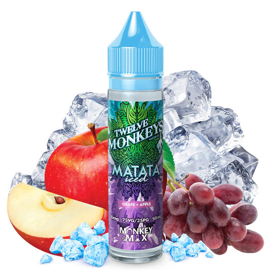 Liquido Matata Iced - Shortfill format - IceAge Collection by Twelve Monkeys | 50ml | 75/25