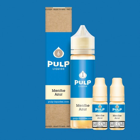 E-Liquide Menthe Azur - Pulp | 60 ml avec nicotine | 30/70