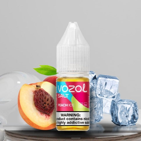 Peach Ice 10ml Sali di nicotina| 20mg | 50/50 Liquido | Vozol