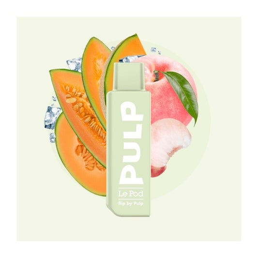 Frosted Peach Melon - Le Pod flip by Pulp - Cartouches