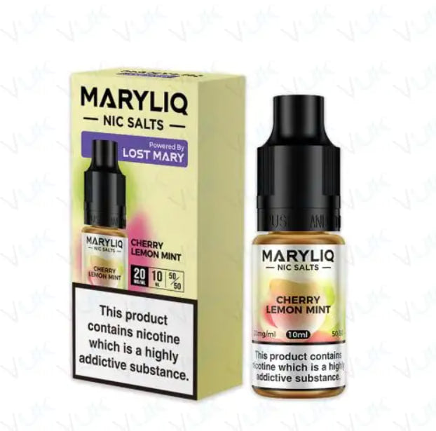 Lost Mary Maryliq Cherry Lemon Mint E-Liquid | 50/50