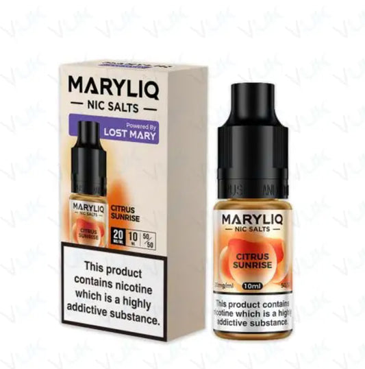 Lost Mary Maryliq Citrus Sunrise E-Liquid | 50/50