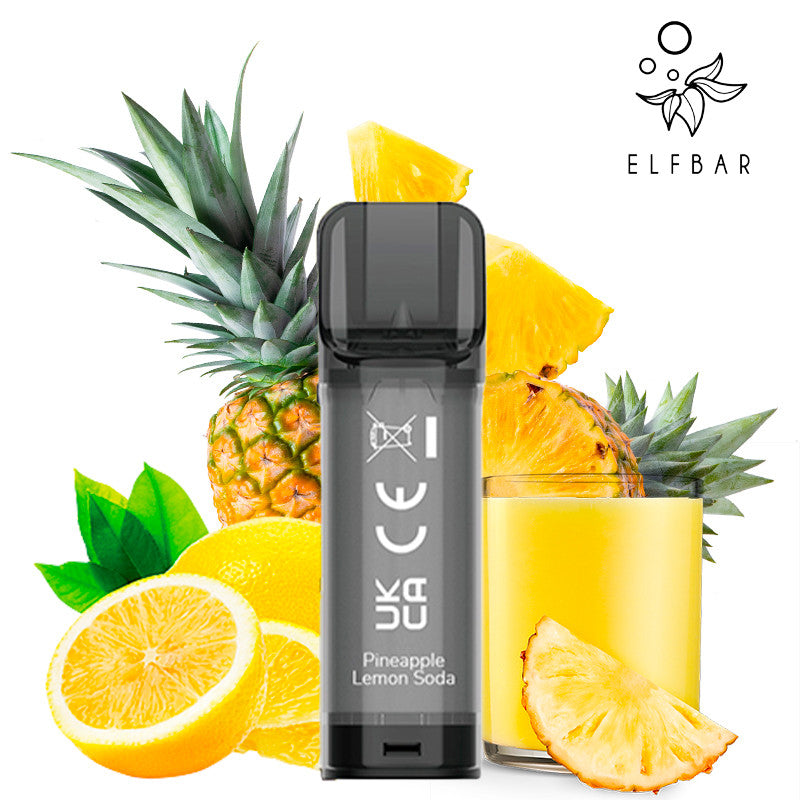 Elf Bar Elfa - Pineapple Lemon Soda - Vorgefüllte Ersatz Cartridge