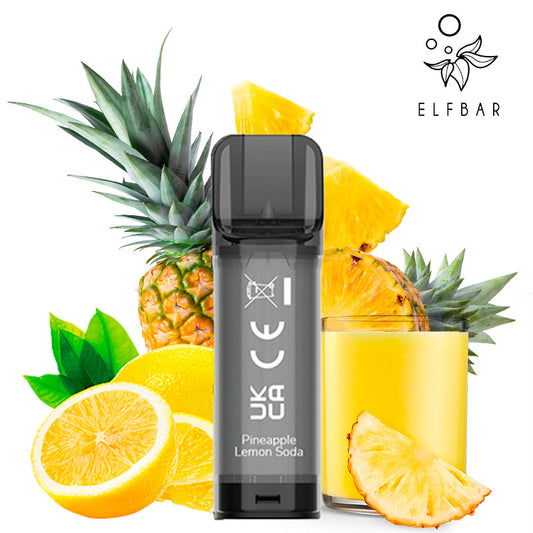 Elf Bar Elfa - Pineapple Lemon Soda - Prefilled Replacement Cartridge