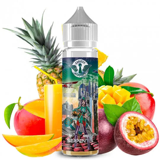 E-Liquid Serpentis - Edition Aérovape by Curieux | 50ml "Shortfill 70ml" | 60/40