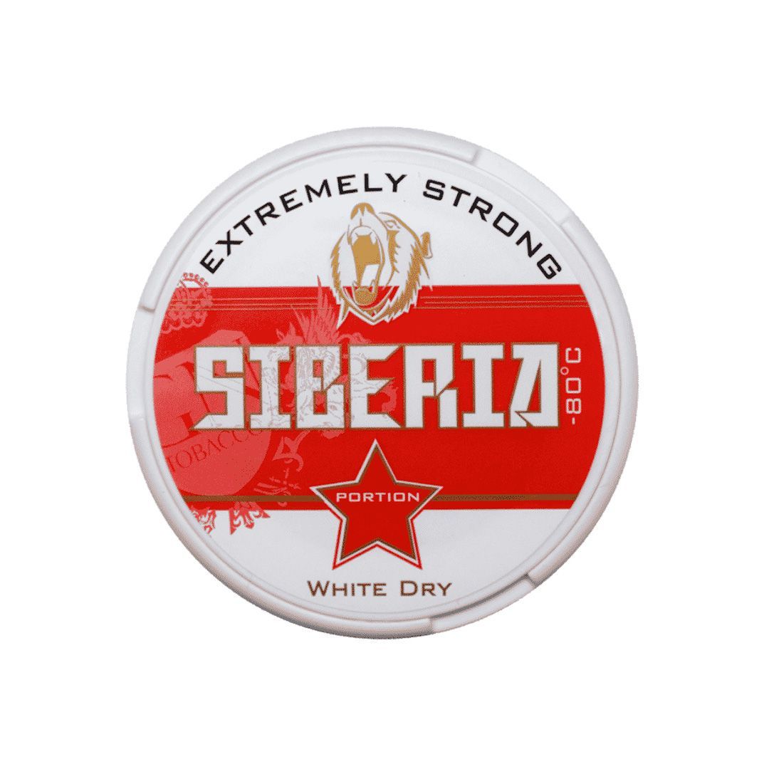 SIBERIA RED -80° WDP | Minze | Snus mit Tabak (16g / 43mg Nikotin)