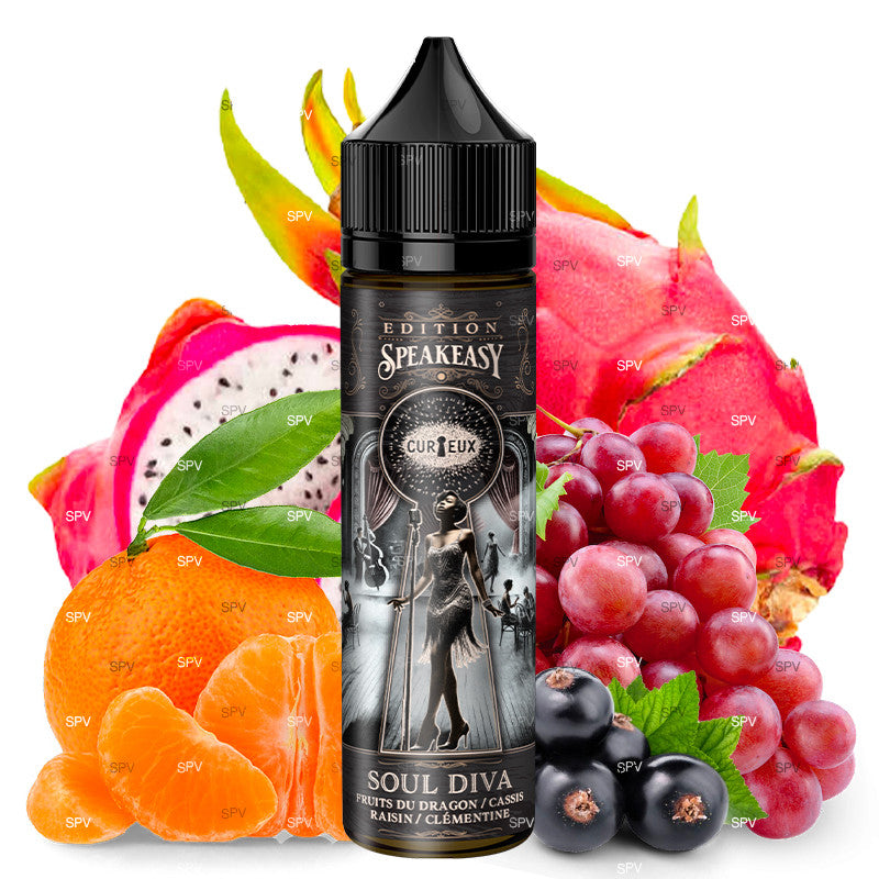 E-Liquid Soul Diva - Shortfill Format - Edition Speakeasy by Curieux | 50ml | 60/40
