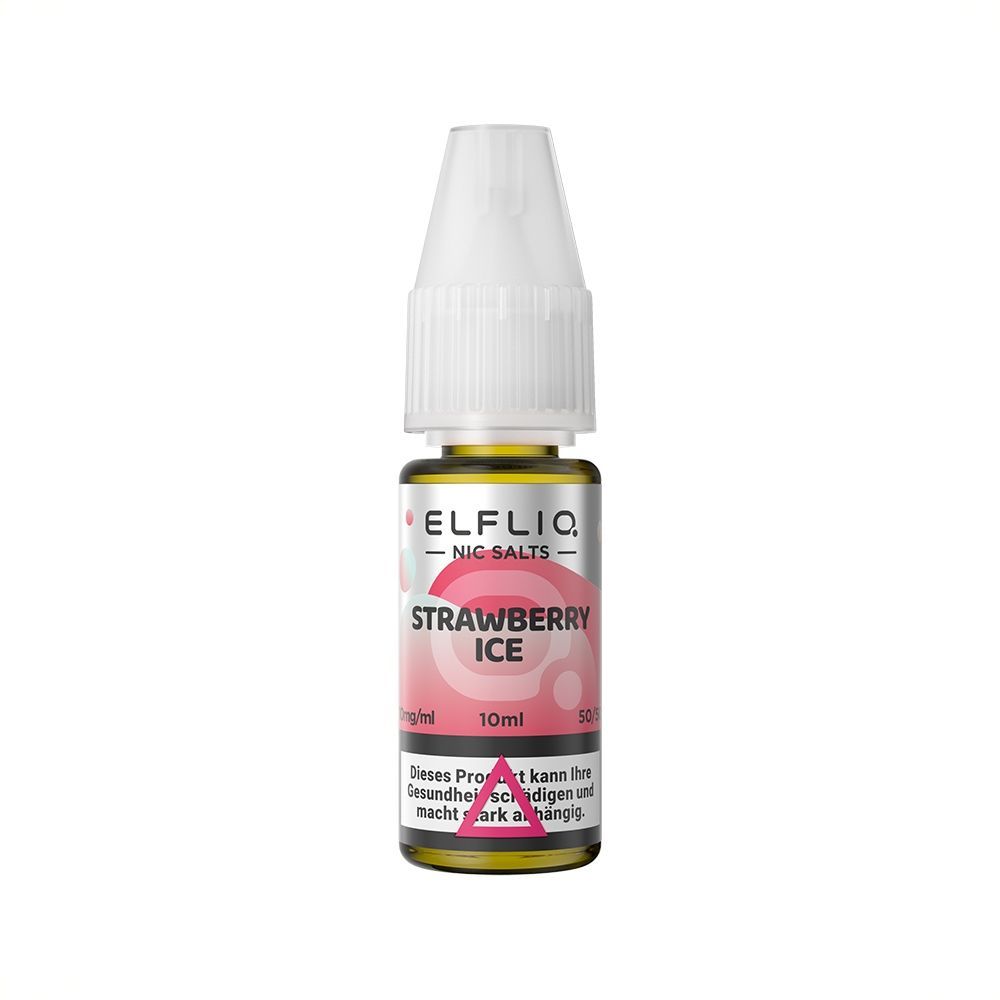 Elf Bar - ElfLiq Strawberry ICE Liquido (Gelato alla Fragola) | 50/50