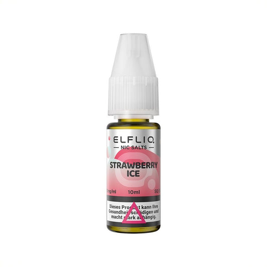 Elf Bar - ElfLiq Strawberry ICE E-Liquide (Glace à la fraise) | 50/50