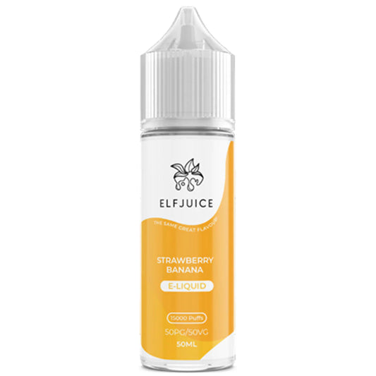 Strawberry Banana Ice - Liquido | Elf Juice | 50ml Shortfill | 50/50